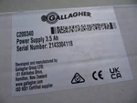 Au Seller Brand New Gallagher C200340 3.5AH Psu Power Supply As Pictured. Fixed Price $48.55.