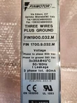 Finmotor Phase Filter FIN1900.032.M, FIN1700.9.032.M Free Shipping Usa Stock. Fixed Price $89.00.