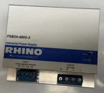 Rhino PSB24 480S 3 Power Supply 24VDC 20A Clean Tested Automation Direct. Fixed Price $65.00.