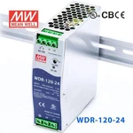 Mean Well WDR-120-24 Single Output Industrial Power Supply 120W 24V Din Rail. Fixed Price $71.83.