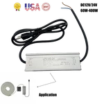 Us 60W-400W Power Supply AC110V To DC12V/24V Led Driver Transformer Adapter IP67. Fixed Price $34.20.