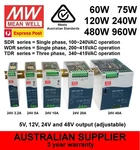 Meanwell Sdr Tdr Wdr Power Supply Din 75W 120W 240W 480W 960W 5V 12V 24V 48V Dc. Fixed Price $498.18.