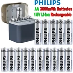 Philips Rechargeable Aa Batteries 1.5V 3600MWH Li-ion Battery Lot / Charger Box. Fixed Price $53.99.