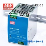 Mean Well NDR-480-48 Single Output Industrial Power Supply 480W 48V Din Rail. Fixed Price $118.58.