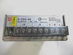 Meanwell S-350-48 Stepper Drive 48V Switching Power Supply Used.. Fixed Price $55.00.