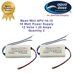 APV-16-12 Watt Power Supply Mean Well Volts 1.25 Amps For Led Use Only. Fixed Price $13.95.