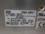 Kepco FAW5-30K Power Supply 100-240 Vac Unmp. Fixed Price $155.00.
