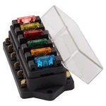 Car Fuse Box 6WAY Blade Block Holder 12V 24V Truck Marine Circui.... Fixed Price $24.98.