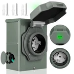 Rundik Pre-drilled Amp Generator Inlet Box, Nema SS2-50P PB50. Fixed Price $24.99.