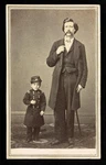 Photo:new York Ny Gen Grant Jr 1864 Barnum's Museum Dwarf. Fixed Price $13.49.