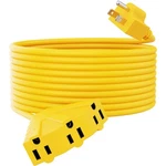 Plugtul 50FT Outdoor Extension Cord With Multiple Outlets, 14 Gauge, 3-OUTLET.... Fixed Price $61.83.