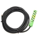 Phoenix Contact 1516085 SACB-10/3-L-10,0PUR-M8 Sensor Box, Ten 3-PIN Sockets. Fixed Price $93.00.