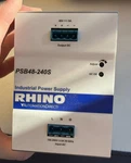Rhino PSB48-240S Industrial Power Supply 48V 5A 240W Din Rail. Fixed Price $100.00.