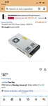 Mean Well LRS-350-5 Power Supply 5V 300W (4 Available). Fixed Price $41.00.