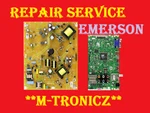 Emerson LF501EM5F Power And Main Board A3AUQ-MPW A3AUQ-MMA Repair Service. Fixed Price $46.99.