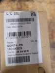 Phoenix Conatct 2904600 QUINT4-PS/1AC/24DC/5 Power Supply, 5A, 100-240VAC Input. Fixed Price $110.00.