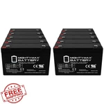 Mighty Max ML12-6F2 6V 12AH Sla Agm Battery Terminal Pack Of 10. Fixed Price $209.99.