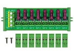 Screw Mount Dc 5-32V 8 Channel Pluggable Side Wiring Terminal Block Power Distri. Fixed Price $44.82.