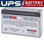 Sigmas SP6-12HR 6V 12AH F2 Replacement Battery. Fixed Price $24.99.