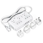Tessan TUS-2 Travel Voltage Converter With 4 Usb 220V To 100V Se Type. Fixed Price $65.82.