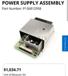 Repair Service For Steris MSP1311-101 P136810006 P136812958 Power Supply 6MONWAR. Fixed Price $729.99.