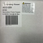 Lifesafety Power Secondary Supply B100 A03-009. Fixed Price $19.95.