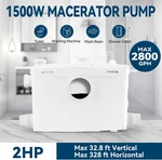 1500W Macerator Pump 2HP Grinding Blade Pcb Function Toilet Upflush 32. Fixed Price $175.00.