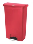 Rubbermaid Commercial Streamline Step Trash Can 18 Gallon Red. Fixed Price $259.99.