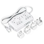 220V To 110V Voltage Converter, Tessan Universal Travel Adapter With 4 Usb Ch.... Fixed Price $56.37.
