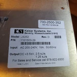 Kaiser Systems LS252 Rev. P/n 1101503-29 Ac In 200-240 18 Out Dc 3.5 Kv. Fixed Price $195.95.