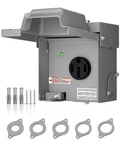 Amp Rv Power Outlet Box, 125/250V Enclosed Lockable Nema 14-50R Weath.... Fixed Price $35.19.