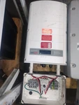 Solaredge Inverter (SE5000A-US-U)+ Safety Switch (DCD-1PH-US-S1-B). Fixed Price $250.00.
