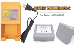 Lot Battery 68300900 For Remote Control +hetronic UCH-2 Charger. Fixed Price $489.55.