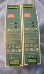 Lot Of Mean Well EDR-75-24 Ac/dc Power Supply 1 Output 24V 3.2A 76.8W. Fixed Price $40.20.