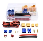 Readytosky XT60/XT90/EC3/EC5/T-PLUG Male&female Connector Adapters KIT+14AWG .... Fixed Price $40.51.
