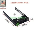 4PCS A3C40135103 For Fujitsu TX150 RX200 RX300 RX350 S8 2.5" Sas Hard Drive Tray. Fixed Price $20.80.