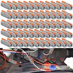 60PCS Universal Lever Wire Connectors Compact Inline Quick Splice Terminal Block. Fixed Price $13.98.