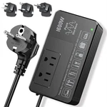 1600W Voltage Converter 220V To 110V Step Down Travel Power Adapter Us/eu Plug. Fixed Price $117.44.