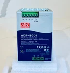 Mean Well WDR-480-24 Din Rail Power Supply, Vdc A, 200 500 Vac (nib). Fixed Price $99.00.