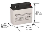 Raion Power RG12220FP Volt Amp Hour Nb Battery (replacement). Fixed Price $46.49.