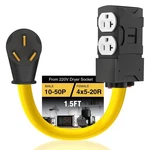 Nema 10-50P 110V Adapter For Gas Stove & Household Appliances 50AMP Electr.... Fixed Price $53.55.