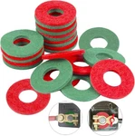 Febrytold Battery Terminal Anti Corrosion Washers, 12 Red. Fixed Price $10.99.