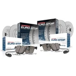 ESK6379 Powerstop 4-WHEEL Set Brake Disc And Pad Kits Front & Rear For Mb E320. Fixed Price $333.43.