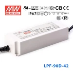 Mean Well LPF-90D-42 Power Supply 90W 42V Dimmable. Fixed Price $56.51.
