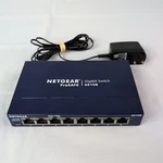 Netgear Prosafe GS108V4 8-PORT Gigabit Desktop Ethernet Switch W/ Power Supply. Fixed Price $13.19.