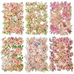 Tiamech Pink Garden Pet Stickers - 180 Pcs Cherry Lilac Peony &. Fixed Price $23.70.
