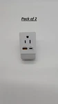 Ceptics Germany France Travel Plug Adapter, Qc 3.0 & Pd Safe Dual Usb(pack Of 2). Fixed Price $15.99.