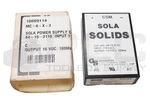 New Sola 84-15-2110 Power Supply 115VAC 15VDC. Fixed Price $50.00.