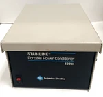 Stabiline Portable Power Conditioner Type PPC600 Input 95-132 V 7.00 Single Ph. Fixed Price $75.00.